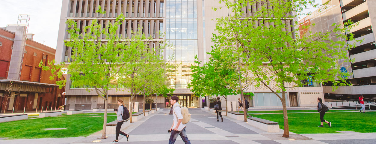 Melbourne front of campus