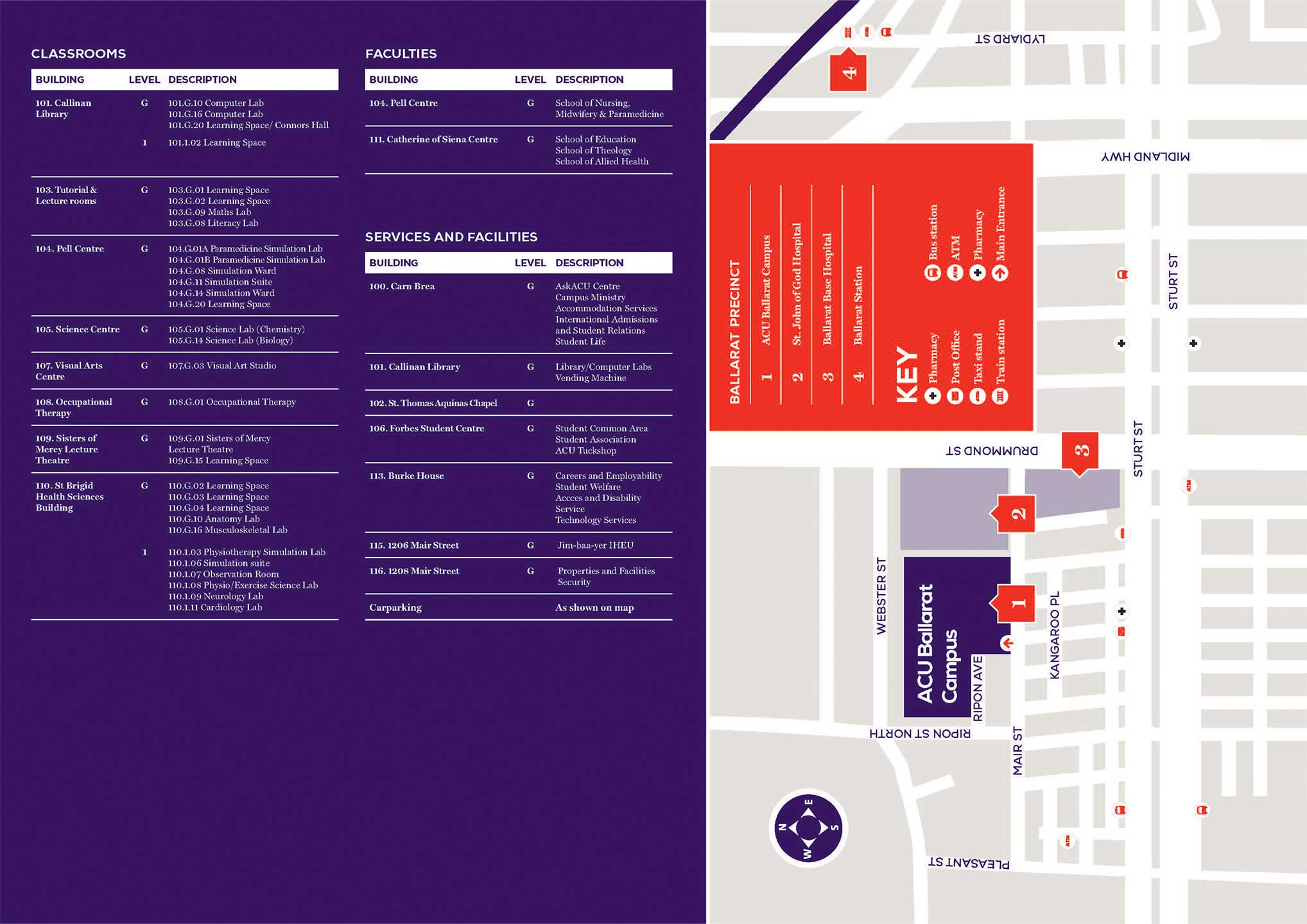 Ballarat Campus Map 2