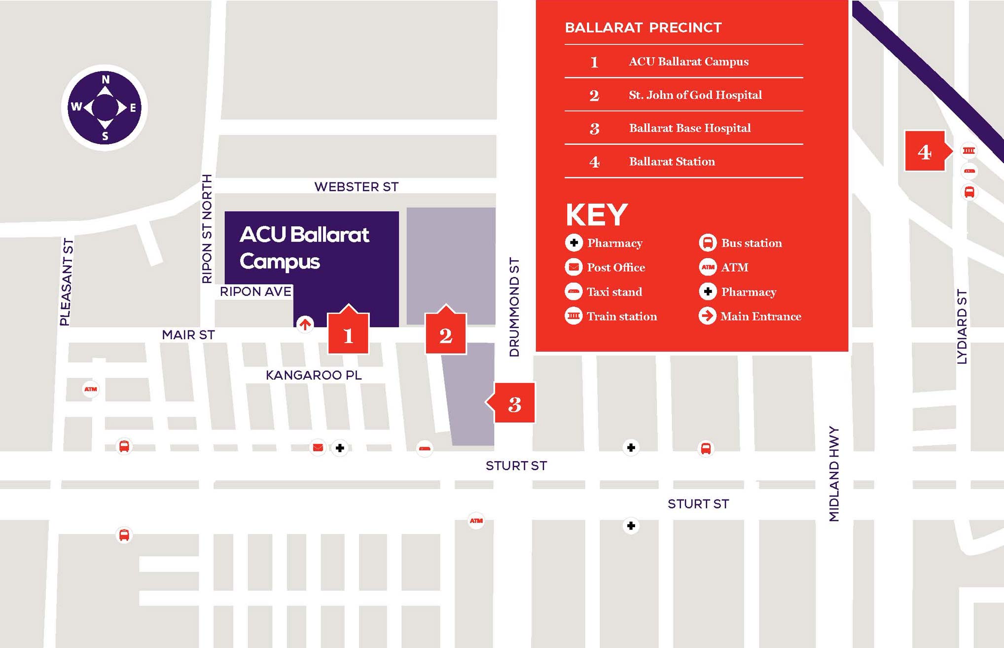 Ballarat Campus Map 2