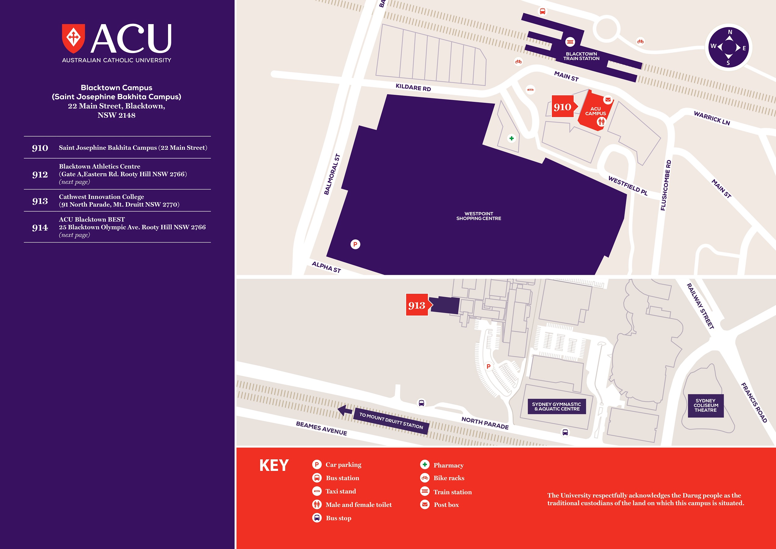 Blacktown campus map 1