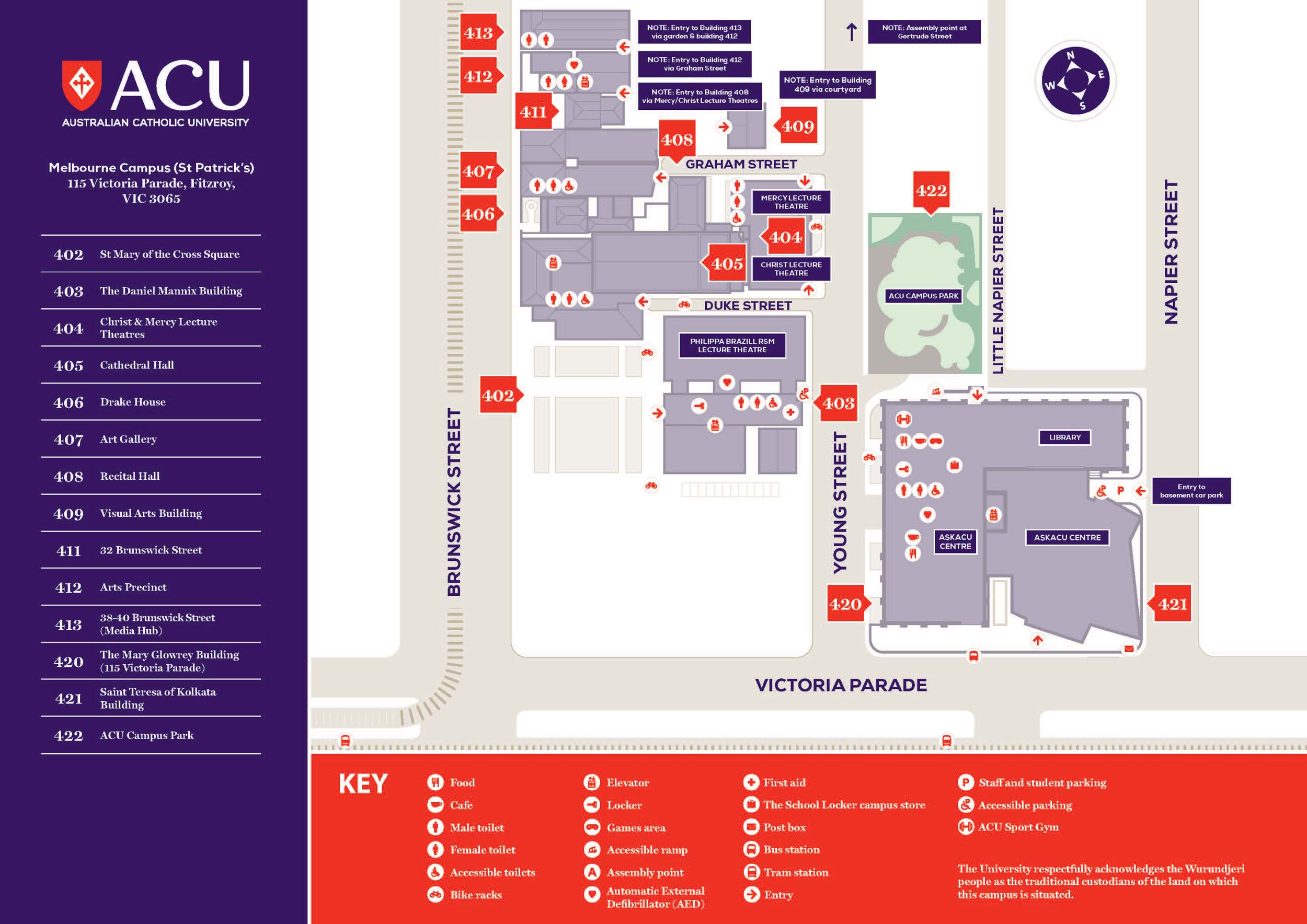 University Of Melbourne Campus Map   Melbourne Campus Map 1 